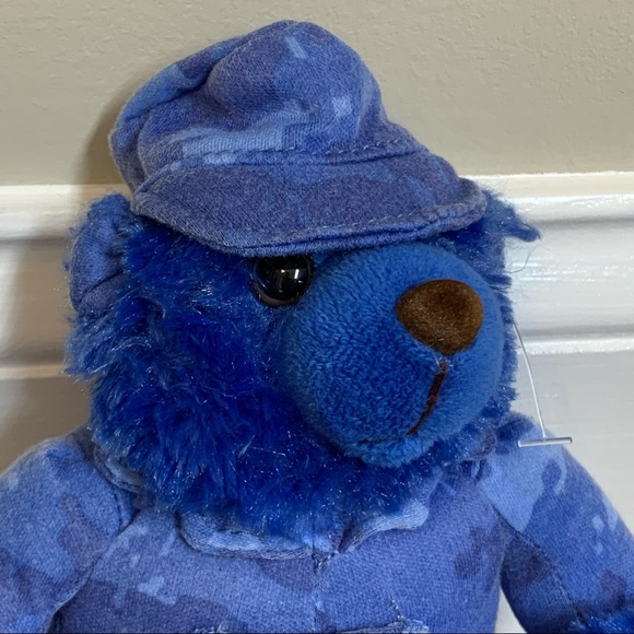 Navy Camouflage Military TLJ Friendship Photo Teddy Bear Stuffed Deploym… - Picture 2 of 6